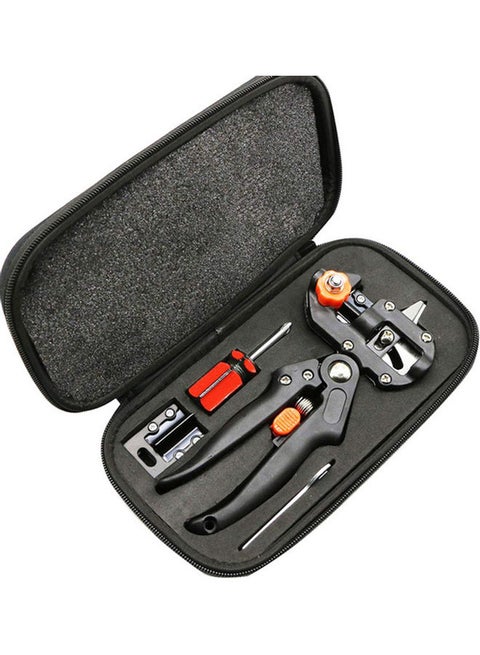 Garden Grafting Tool Set Fruit Tree Cutting Shears Pruning Secateurs Scissors black 20*10*20cm