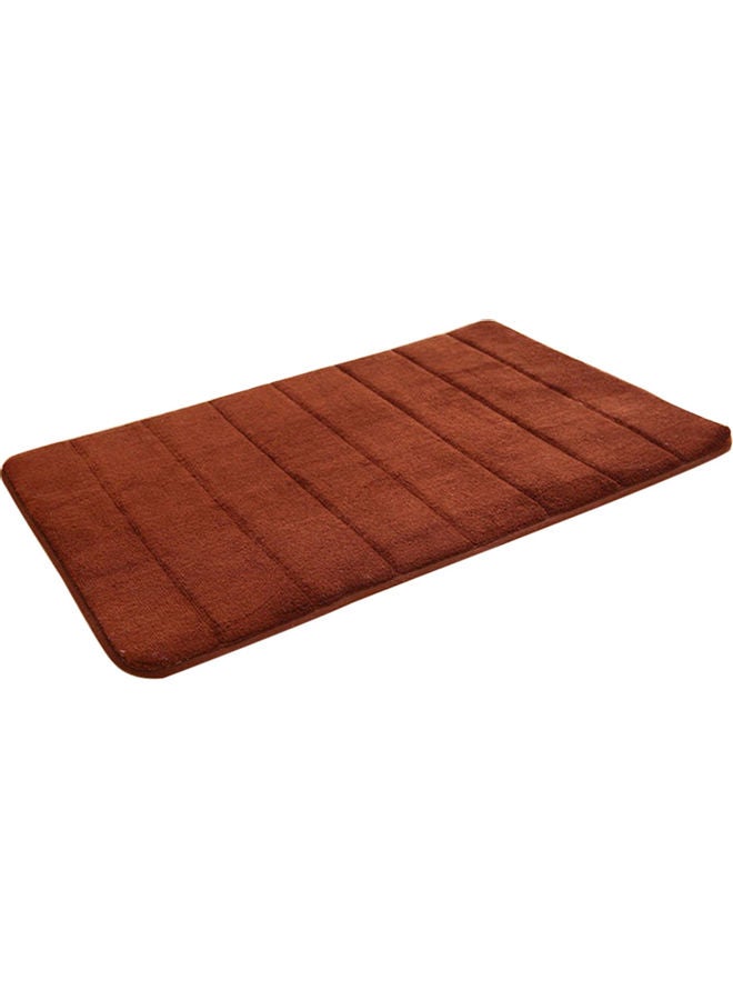 Thick Memory Foam Spa Bathroom Shower Mat Brown