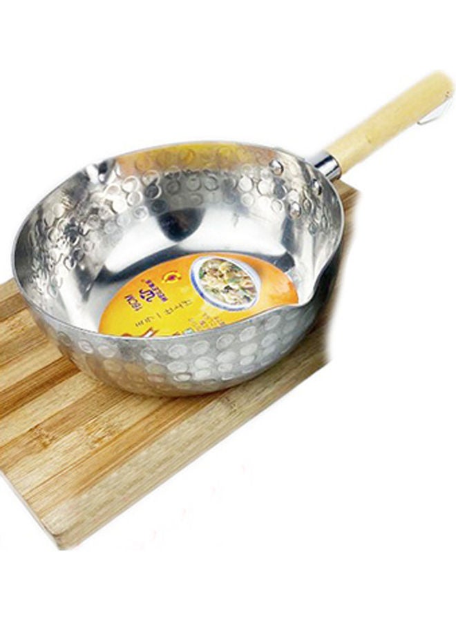 وعاء من الألومنيوم مع مقبض لسلق الطعام والنودلز والحليب ويمكن استخدامه على مواقد الغاز فضي 41*41*41سم - Image 5