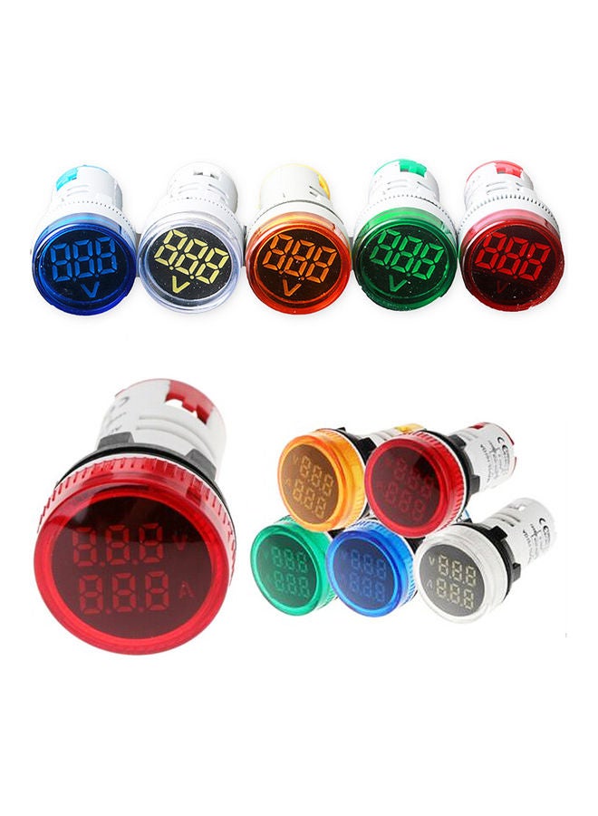 Generic - AC 20-500V LED Digital Display Voltmeter Signal Light Voltage Meter Indicator Yellow 20*10*20cm - Image 1
