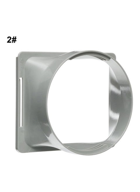Round/Square Shaped Exhaust Duct Interface for 15cm Portable Air Conditioner PC Silver Square C/H Series 20*10*20cm