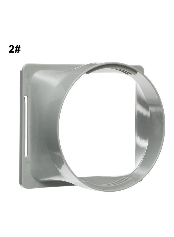 Round/Square Shaped Exhaust Duct Interface for 15cm Portable Air Conditioner PC Silver Square C/H Series 20*10*20cm