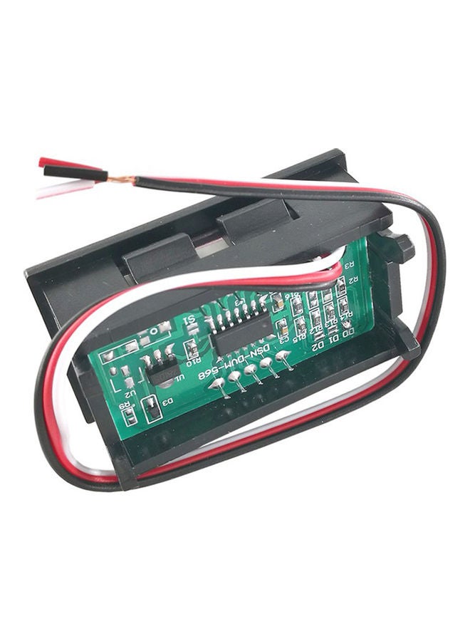 Mini 0.56 inch LED Digital DC 4.5V-30V Voltmeter Volt Voltage Panel Meter Tester Red 20*10*20cm - Image 5