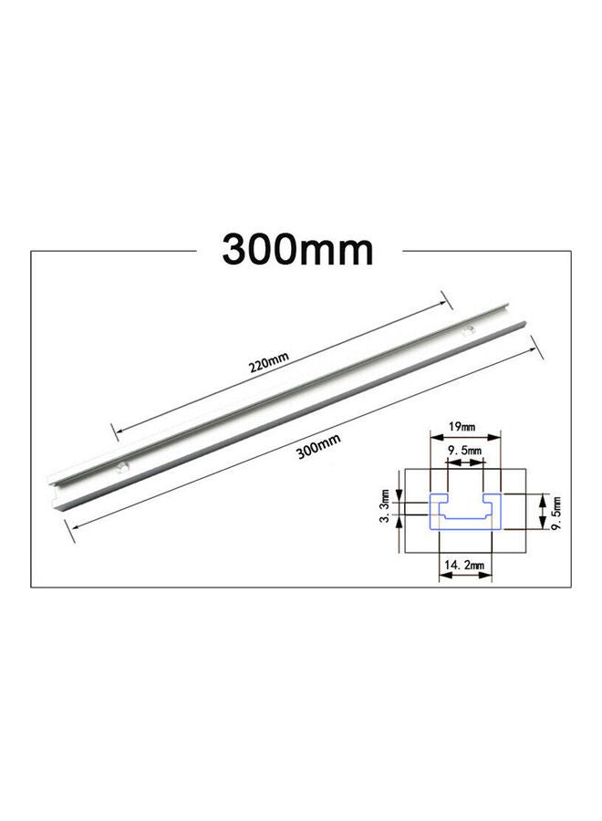 300/400/500/600mm Stainless Steel T-Track Slot Miter Jig for Woodworking Router Silver 20*10*20cm  - Image 5