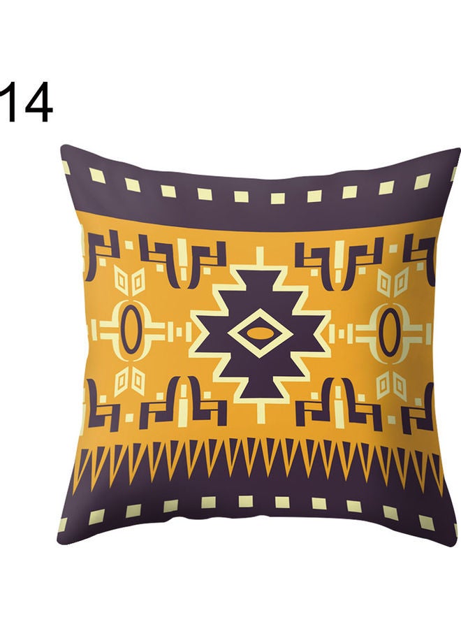 غطاء وسادة هندسي على شكل مثلث متعدد الألوان 20 x 10 x 20سم