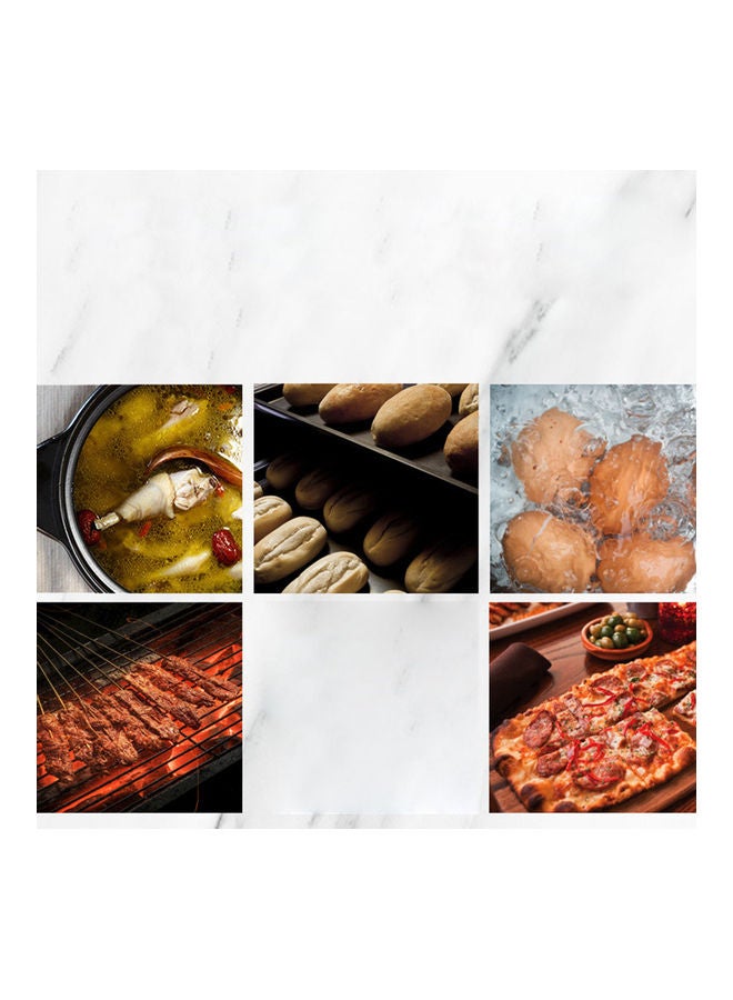 قفازات عازلة ببطانة قطنية مبطنة وحوامل أواني طهي احترافية مقاومة للحرارة متعدد الألوان 37*37*37سم - Image 5