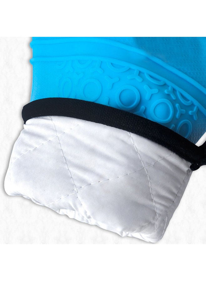 Insulation Gloves With Quilted Cotton Lining Professional Heat Resistant Cooking Pot Holders Multicolour 37cm  - Image 4