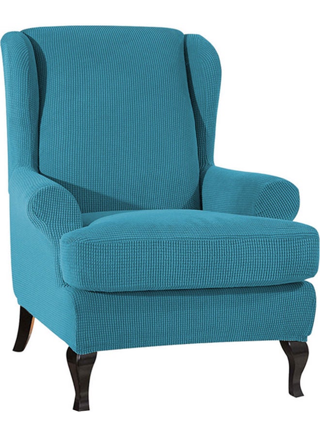 Generic - Sofa Covers Wing Chair Elastic Fabric Stretch Couch Slipcover Polyester Spandex Furniture Protector (Dark green) Dark green 28.00*6.00*28.00cm - Image 1