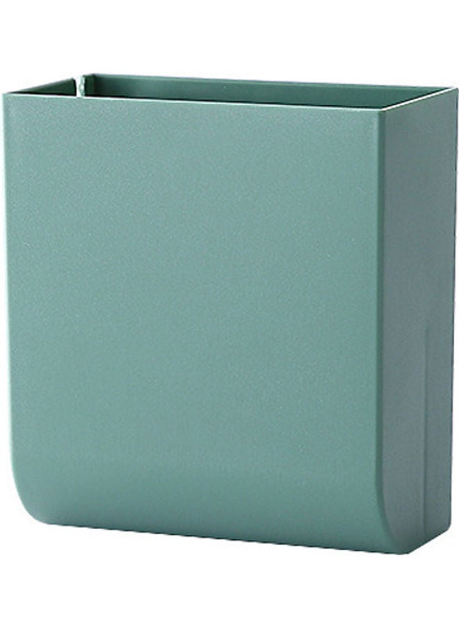 Wall Hanging Storage Box Multifunction Remote Control Storage Case Mobile Phone Plug Holder Stand Container green 11*11*11cm - Image 1