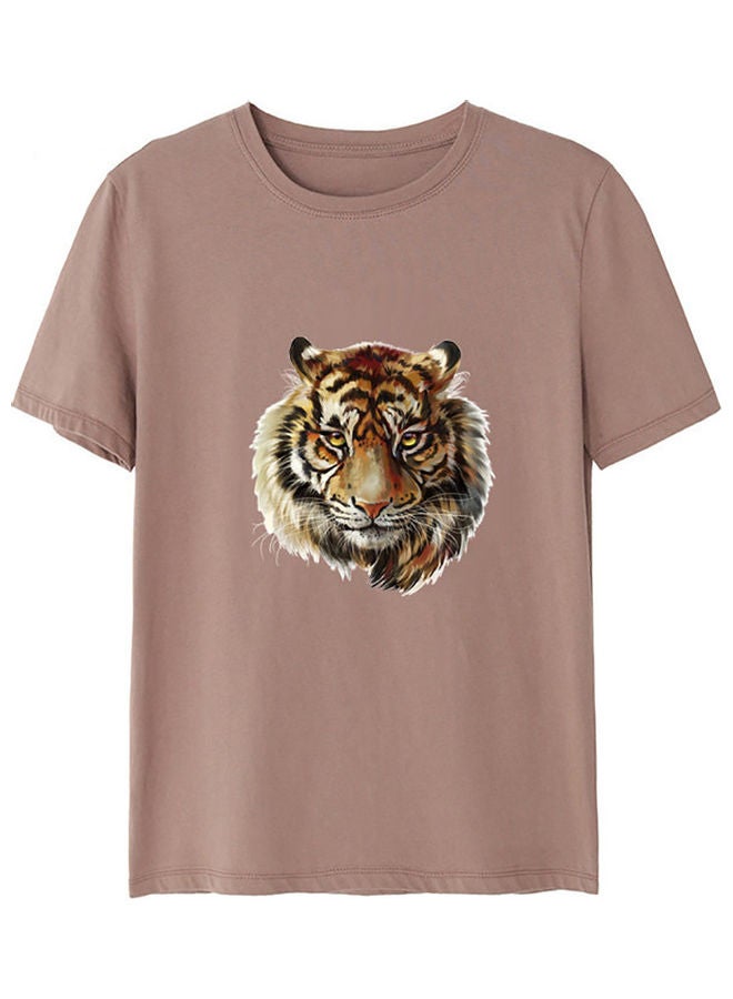 Tiger Head Patch Heat Transfer Sticker Iron-on Appliques DIY Clothes Decor multicolor 20*10*20cm - Image 3