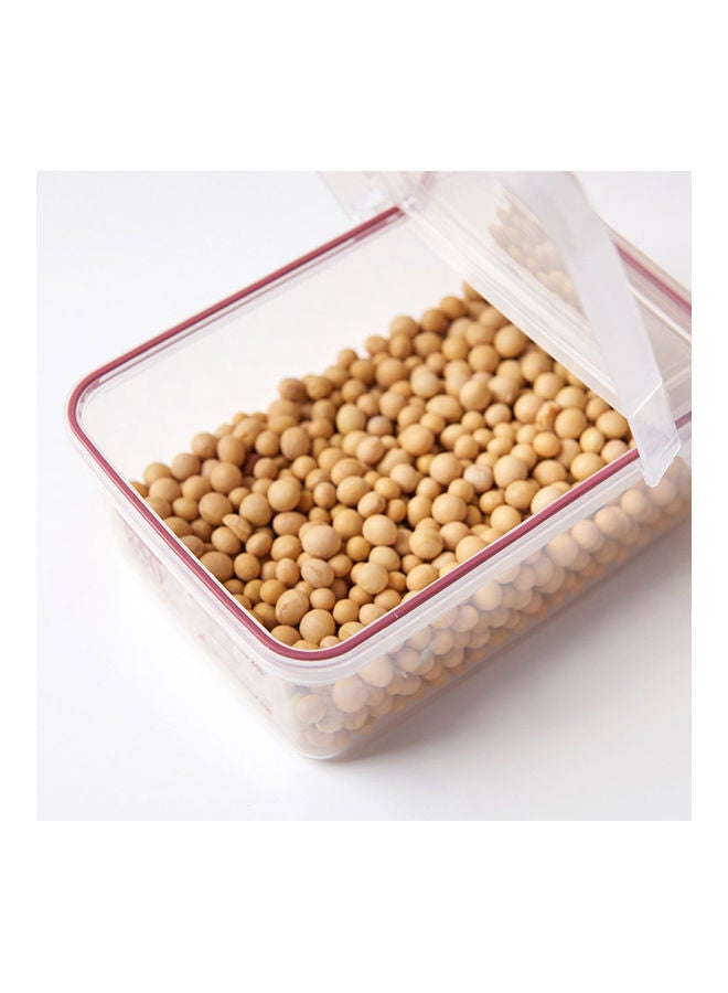 Storage Case Square Plastic Kitchen Cereals Fresh-keeping Dried Fruit Milk Powder Sealed Tank Blue 16*16*16cm - Image 5