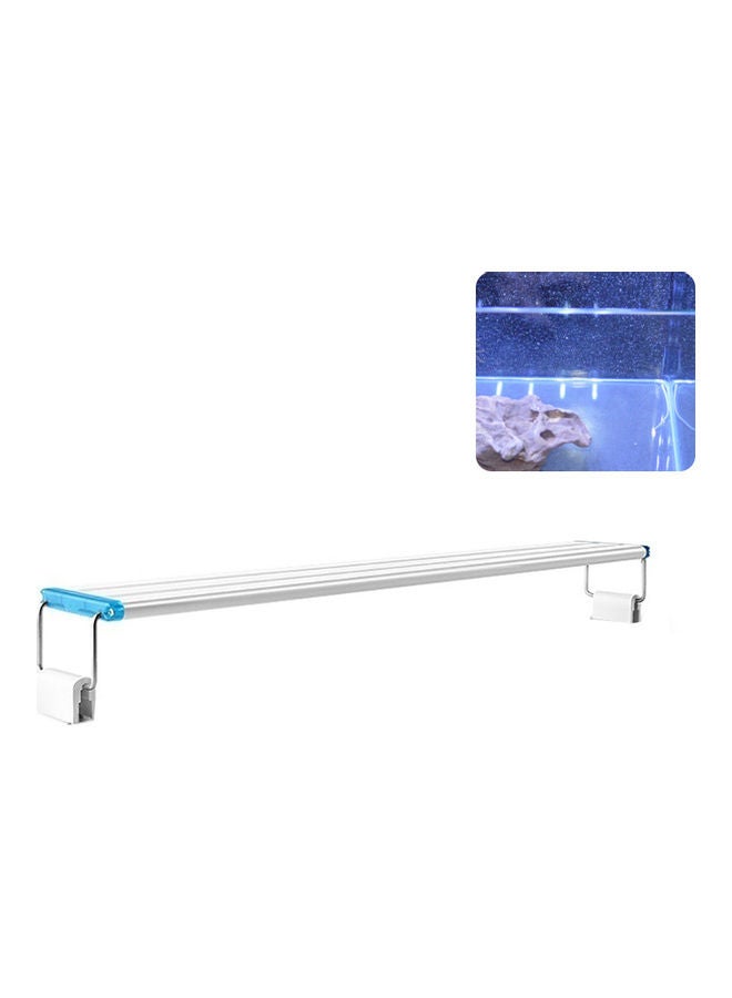 Super Slim LED Aquarium Light Aquatic Plant Extensible Waterproof Clip-on Lamp Blue Light* 20*10*20cm - Image 1