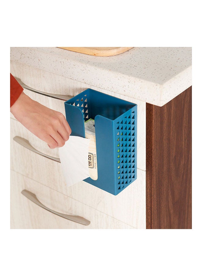 Generic - Wall-mounted Paper Towel Holder Toilet Tissue Box Paper Storage Organizer white 20*20*20cm - Image 1