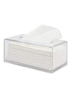 Generic Tissue Box Napkin Holder Living Room Home Organizer Paper Dispenser Transparent 20*10*20cm  - Image 5