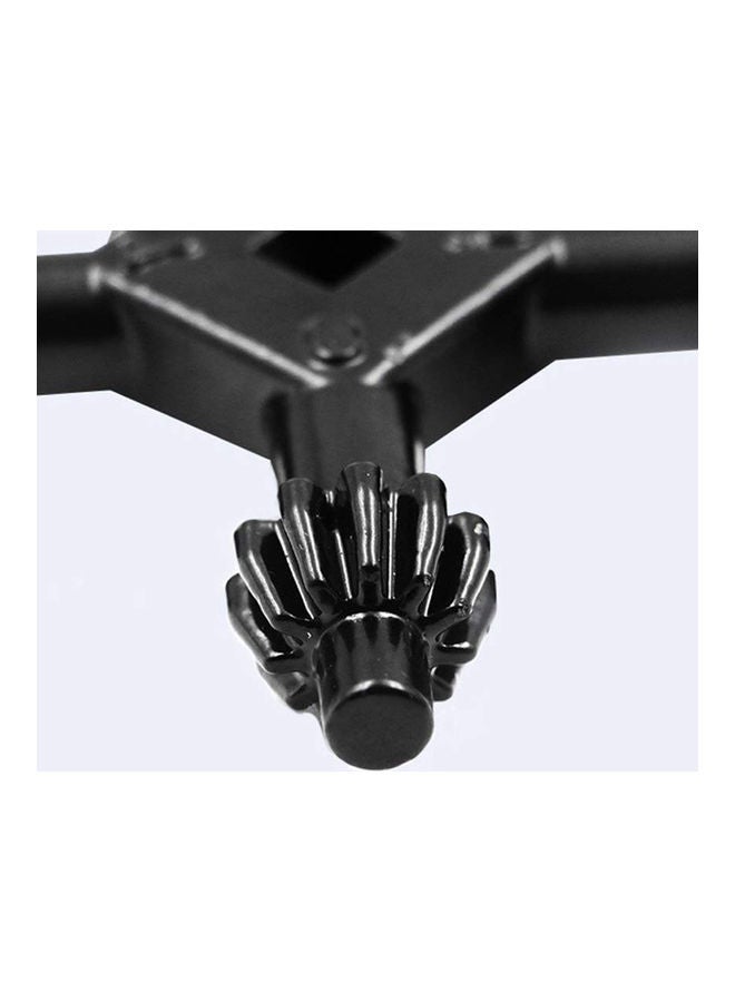 Universal Multi-purpose 4 in 1 4-Way Chuck Key Drill Wrench Repair Handwork Tool Black 20*10*20cm  - Image 4