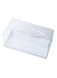 Generic Tissue Box Napkin Holder Living Room Home Organizer Paper Dispenser Transparent 20*10*20cm  - Image 4
