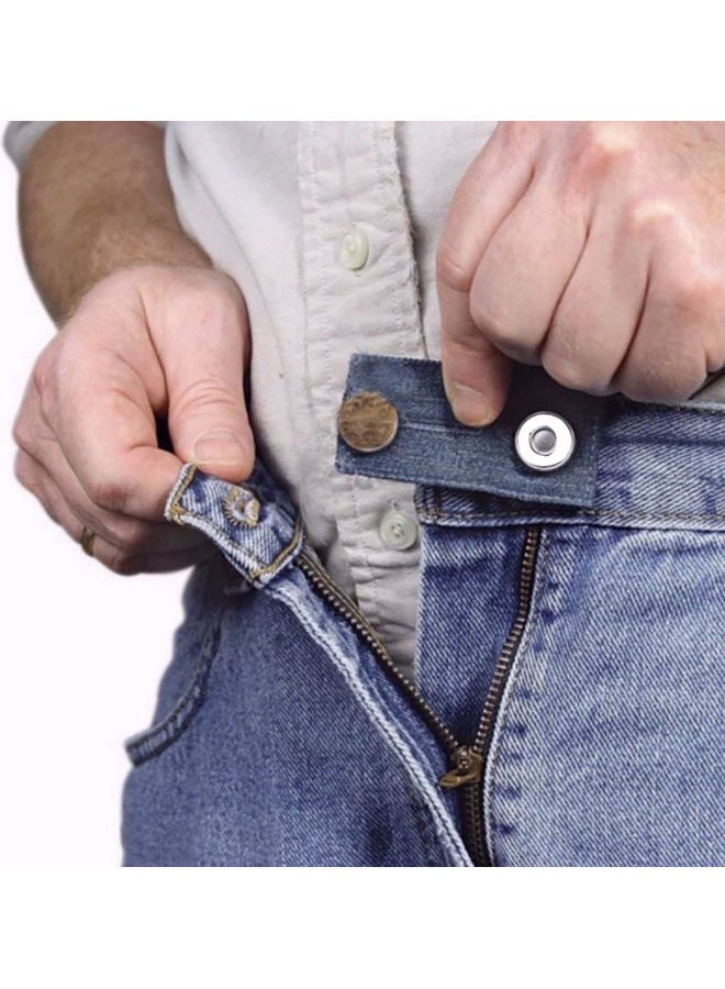 Trousers Jeans Denim Waist Belt Extender Button Maternity Clothes Accessories Light Blue 20*10*20cm  - Image 3