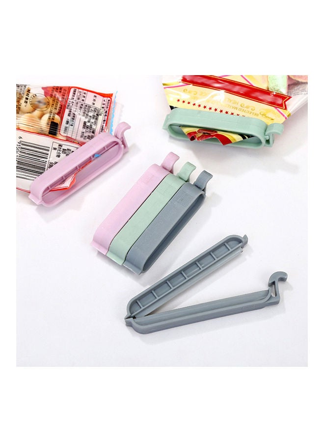 12Pcs Solid Color Food Storage Bag Sealing Clips Sealer Snack Clamp Kitchen Tool Random Color 20*10*20cm - Image 3