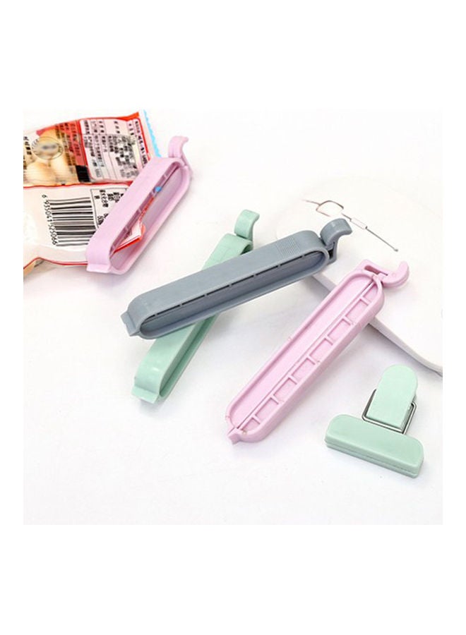 12Pcs Solid Color Food Storage Bag Sealing Clips Sealer Snack Clamp Kitchen Tool Random Color 20*10*20cm - Image 5