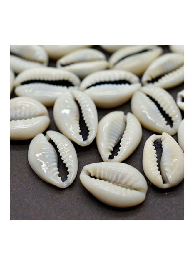 100Pcs Shell Cowry with Gap DIY Bracelet Necklace Anklet Ornament Jewelry Decor multicolor 20*10*20cm  - Image 3