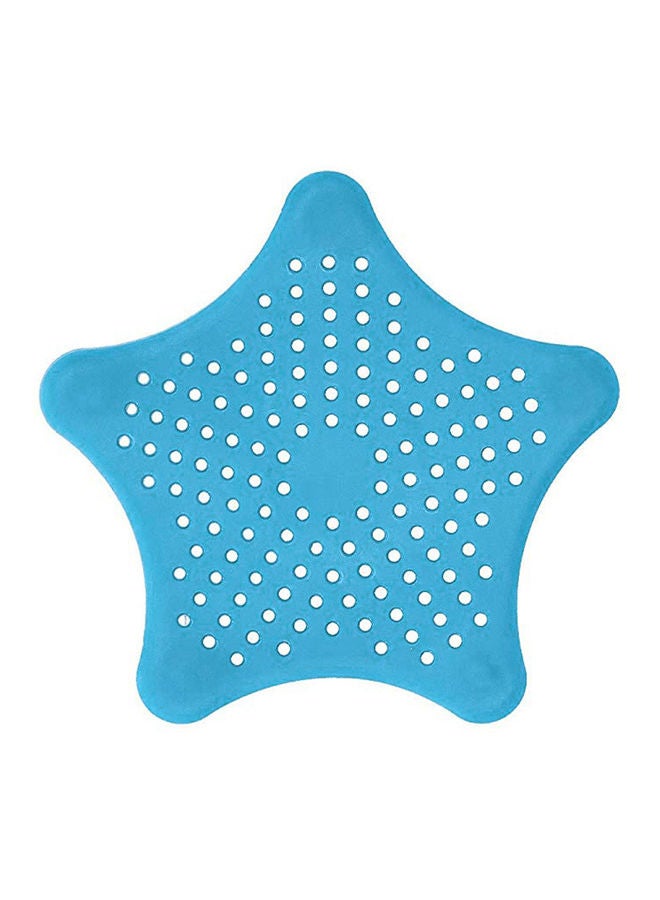 Five-Pointed Star Kitchen Shower Anti-Clogging Floor Drain Filter Sink Strainer Blue 20*10*20cm  - Image 1