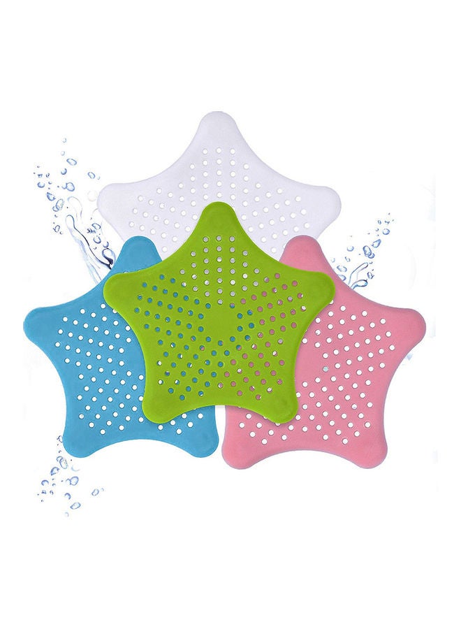 Five-Pointed Star Kitchen Shower Anti-Clogging Floor Drain Filter Sink Strainer Blue 20*10*20cm  - Image 2