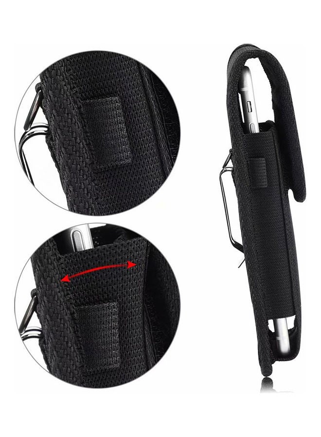 Oxford Cloth Phone Case for iPhone 6 8 7 Plus Vertical Pouch Belt Clip Waist Bag black 20*10*20cm - Image 5