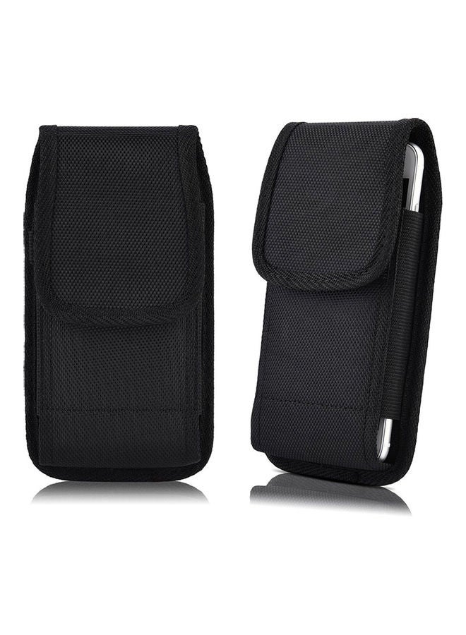 Oxford Cloth Phone Case for iPhone 6 8 7 Plus Vertical Pouch Belt Clip Waist Bag black 20*10*20cm - Image 2