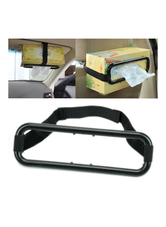 Sun Visor Seat Back Tissue Box Holder Paper Napkin Clip Bracket Car Accessories Black 20*10*20cm - Image 2