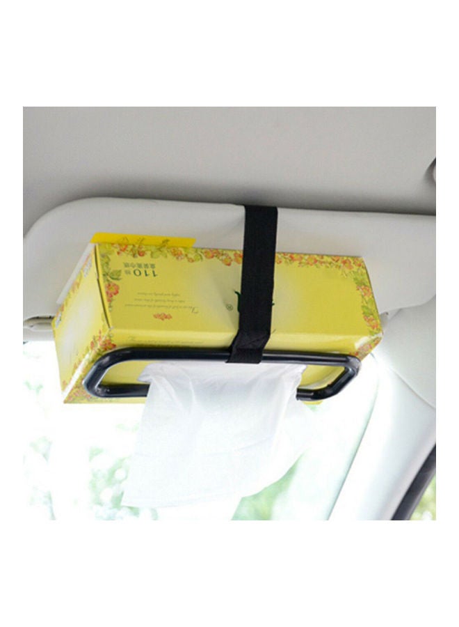 Sun Visor Seat Back Tissue Box Holder Paper Napkin Clip Bracket Car Accessories Black 20*10*20cm - Image 3
