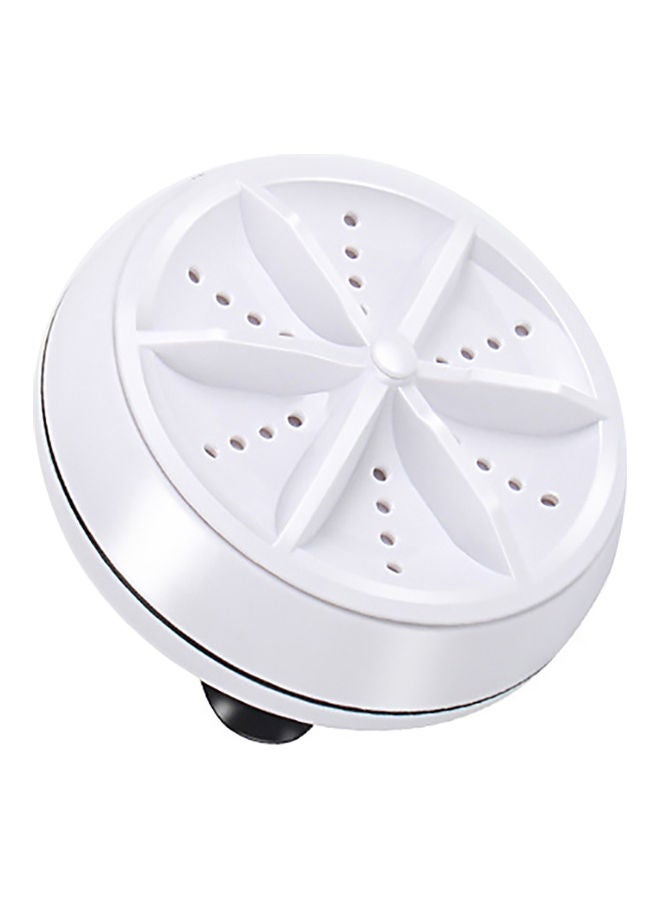Mini Washing Machine Portable Rotating Ultrasonic Turbine Washer with USB Cable MML380647 White - Image 3