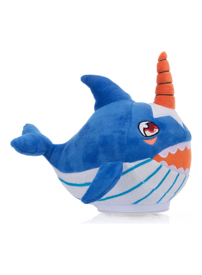 لعبة صغيرة قطيفة على شكل سمكة قرش تصدر موسيقى 24.00*18.00*21.00سم - Image 4