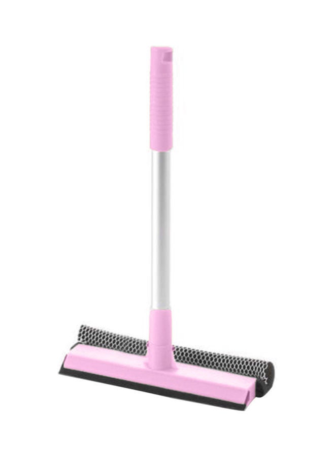 Detachable Home Double Side Glass Cleaning Brush Window Wiper Squeegee Scrubber Pink 20*10*20cm - Image 1