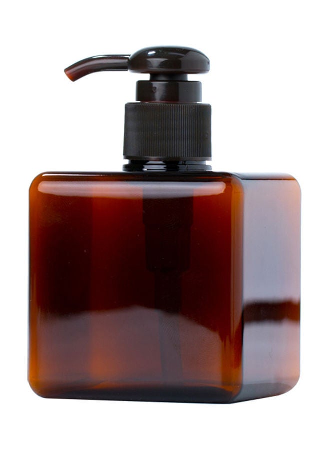 Portable Body Lotion Shampoo Cream Press Pump Empty Bottle Reusable Dispenser Brown 20*10*20cm - Image 1
