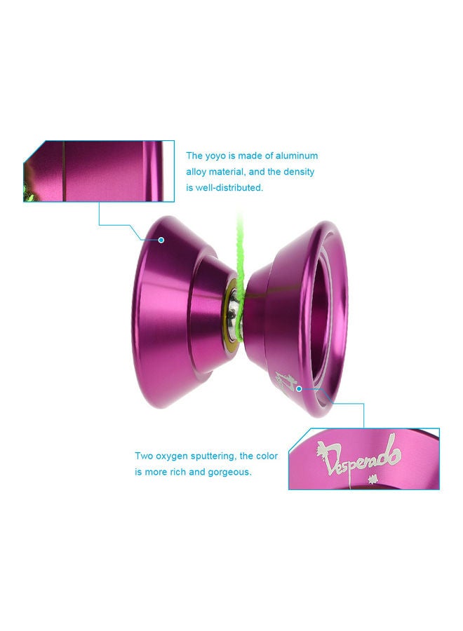 Magic Yoyo - Professional Magic Yoyo N5 Desperado 8 Ball KK Bearing With Spinning String For Kids 9 x 6.2cm - Image 1