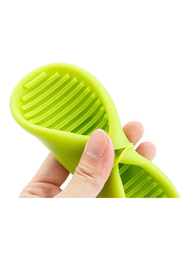 Generic A Pair of Thick Oven Pinch Mitts, Heat Resistant Anti-Scald Gloves for Cooking Pinch Grips, Pot Holder and Potholder for Kitchen, Food-Grade Silicone blue 15*5*10cm  - Image 3