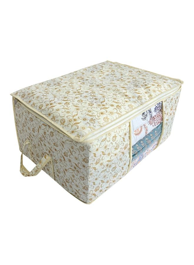 Kuber Industries 4-Piece Non-Woven Underbed Storage Bag Set Beige 64x32x47cm  - Image 2