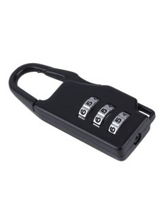 1-piece Travel Suitcase Code Lock Black/Silver - v1604759625/N16119323A_2