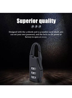 1-piece Travel Suitcase Code Lock Black/Silver - v1604759626/N16119323A_5