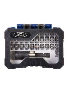 Ford 32-Piece Screwdriving Bits Set Black/Silver  - Image 1