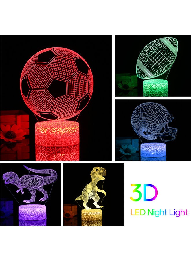 Dinosaur Led Night Light Illusion Lamp multicolour 21.50*5.30*15.00cm - Image 5