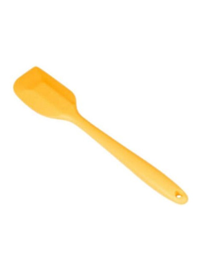 Cake Butter Cream Spatula Baking Scraper Mixing Tool Silicone High Temperature Resistance Baking Tool Multiple Colors Choice Yellow 21*21*21cm - Image 1