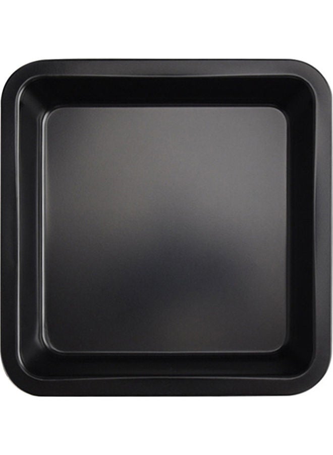 Baking Tools Non-stick 8 Inch Square Deep Baking Tray Square Pizza Mold Special Cake Mold for Oven Black 23*4.8*23cm  - Image 1