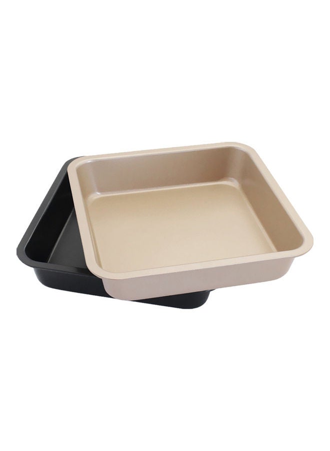 Baking Tools Non-stick 8 Inch Square Deep Baking Tray Square Pizza Mold Special Cake Mold for Oven Black 23*4.8*23cm  - Image 5