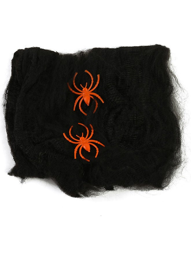 Realistic Stretchy Cobweb Spider Web Halloween Party White 20 x 10 x 20cm