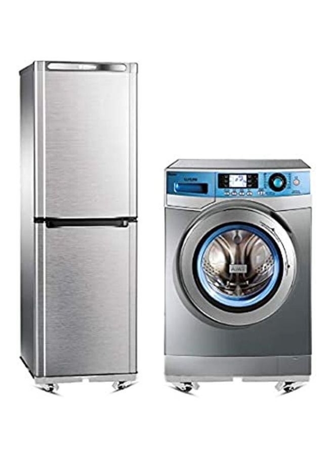 Leostar Refrigerator Stand Grey/Silver 70x53x53cm - Image 4