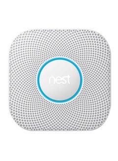 Nest Wired Carbon Monoxide Alarm White 5.3x5.3x1.5inch  - Image 1
