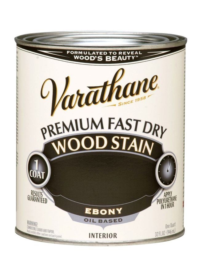 RUST-OLEUM Varathane Premium Fast Dry Wood Stain Ebony 946ml - Image 1