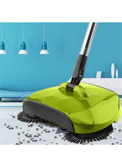 360 Degree Rotating Brush Spin Hand Broom Green/Black/Silver 112x30x17cm - v1604762253/N16119211A_3