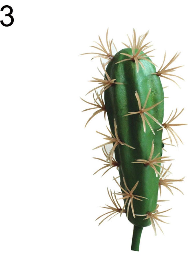نبات صبار صناعي أخضر 20 x 10 x 20سم - Image 1